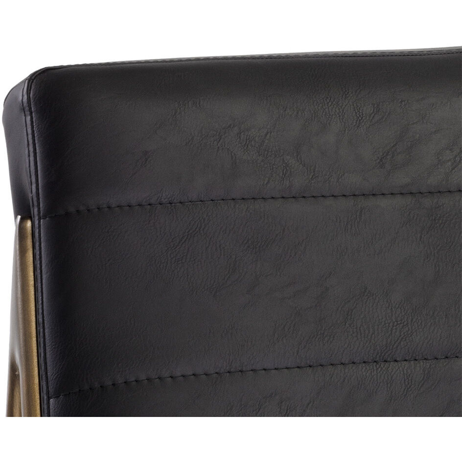 Anton Vintage Black Lounge Chair